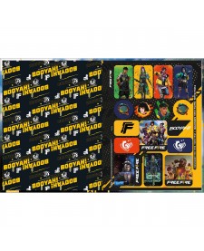 CADERNO UNIV CAPA DURA 10X1 160FLS - FREE FIRE - UN - TILIBRA