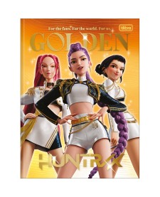 imagem principal do produto Caderno Brochura Capa Dura Universitário Guerreiras do KPop 48 Folhas