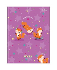 imagem principal do produto Caderno Brochura Capa Dura Universitário Holly 80 Folhas