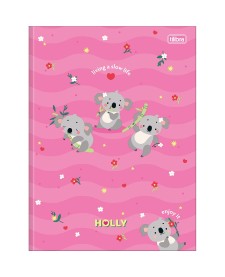 imagem principal do produto Caderno Brochura Capa Dura Universitário Holly 80 Folhas