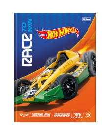imagem principal do produto Caderno Brochura Capa Dura Universitário Hot Wheels 48 Folhas