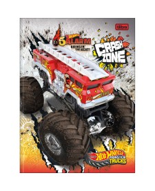 imagem principal do produto Caderno Brochura Capa Dura Universitário Hot Wheels 48 Folhas