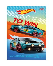 imagem principal do produto Caderno Brochura Capa Dura Universitário Hot Wheels 80 Folhas