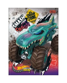 imagem principal do produto Caderno Brochura Capa Dura Universitário Hot Wheels 80 Folhas