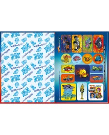 imagem de detalhe produto Caderno Brochura Capa Dura Universitário Hot Wheels Let's Race 80 Folhas