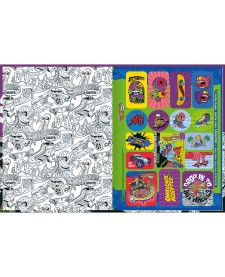 imagem de detalhe produto Caderno Brochura Capa Dura Universitário Hot Wheels Skate 80 Folhas