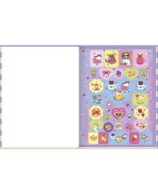 imagem de detalhe produto Caderno Brochura Capa Dura Universitário Hug Me 80 Folhas