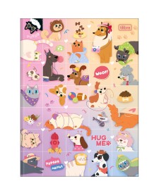 imagem principal do produto Caderno Brochura Capa Dura Universitário Hug Me 80 Folhas