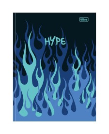 imagem principal do produto Caderno Brochura Capa Dura Universitário Hype 80 Folhas