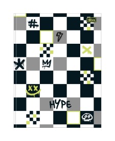 imagem principal do produto Caderno Brochura Capa Dura Universitário Hype 80 Folhas