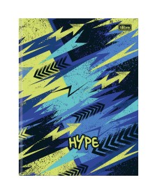 imagem principal do produto Caderno Brochura Capa Dura Universitário Hype 80 Folhas