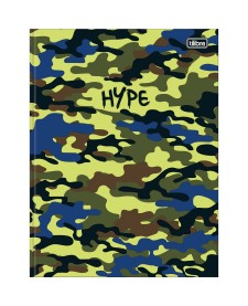 imagem principal do produto Caderno Brochura Capa Dura Universitário Hype 80 Folhas