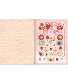 imagem de detalhe produto Caderno Brochura Capa Dura Universitário Ice Cute 80 Folhas