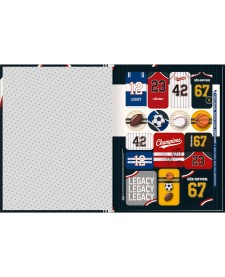 imagem de detalhe produto Caderno Brochura Capa Dura Universitário Icon 80 Folhas