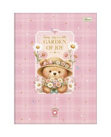 imagem principal do produto Caderno Brochura Capa Dura Universitário Love Bears 80 Folhas