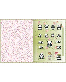 imagem de detalhe produto Caderno Brochura Capa Dura Universitário Lovely Friend 80 Folhas