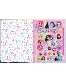 imagem de detalhe produto Caderno Brochura Capa Dura Universitário Luluca 80 Folhas