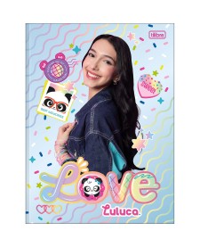 imagem principal do produto Caderno Brochura Capa Dura Universitário Luluca 80 Folhas