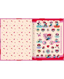 imagem de detalhe produto Caderno Brochura Capa Dura Universitário Minnie 48 Folhas