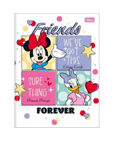 imagem principal do produto Caderno Brochura Capa Dura Universitário Minnie 48 Folhas