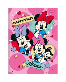 imagem principal do produto Caderno Brochura Capa Dura Universitário Minnie 80 Folhas
