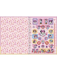 imagem de detalhe produto Caderno Brochura Capa Dura Universitário Minnie 80 Folhas