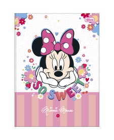 imagem principal do produto Caderno Brochura Capa Dura Universitário Minnie 80 Folhas