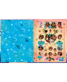 imagem de detalhe produto Caderno Brochura Capa Dura Universitário Moana 80 Folhas