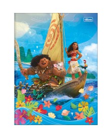 imagem principal do produto Caderno Brochura Capa Dura Universitário Moana 80 Folhas