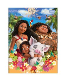 imagem principal do produto Caderno Brochura Capa Dura Universitário Moana 80 Folhas