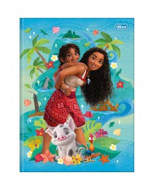 imagem principal do produto Caderno Brochura Capa Dura Universitário Moana 80 Folhas