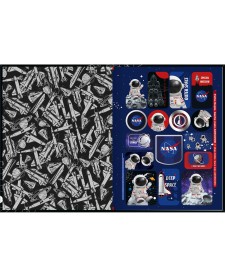 imagem de detalhe produto Caderno Brochura Capa Dura Universitário Nasa 80 Folhas