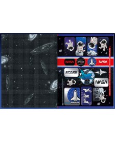 imagem de detalhe produto Caderno Brochura Capa Dura Universitário Nasa 80 Folhas