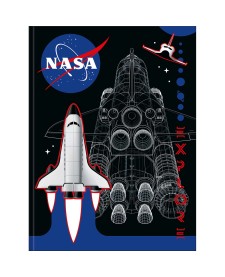 imagem principal do produto Caderno Brochura Capa Dura Universitário Nasa 80 Folhas