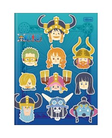 imagem principal do produto Caderno Brochura Capa Dura Universitário One Piece 80 Folhas