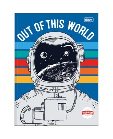 imagem principal do produto Caderno Brochura Capa Dura Universitário Pepper Masculino 80 Folhas