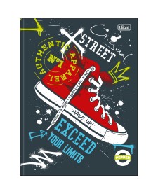 imagem principal do produto Caderno Brochura Capa Dura Universitário Pepper Masculino 80 Folhas