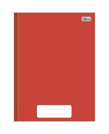 imagem principal do produto Caderno Brochura Capa Dura Universitário Pepper Vermelho 80 Folhas