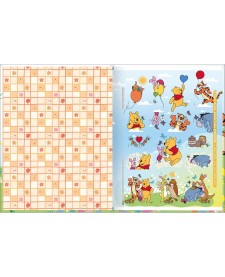 imagem de detalhe produto Caderno Brochura Capa Dura Universitário Pooh 80 Folhas