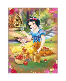 imagem principal do produto Caderno Brochura Capa Dura Universitário Princesas 80 Folhas