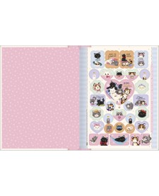imagem de detalhe produto Caderno Brochura Capa Dura Universitário Purrfect Cats 80 Folhas