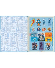 imagem de detalhe produto Caderno Brochura Capa Dura Universitário Quarteto Fantástico 80 Folhas