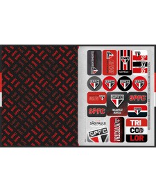 imagem de detalhe produto Caderno Brochura Capa Dura Universitário São Paulo 80 Folhas