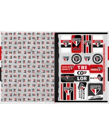 imagem de detalhe produto Caderno Brochura Capa Dura Universitário São Paulo 80 Folhas