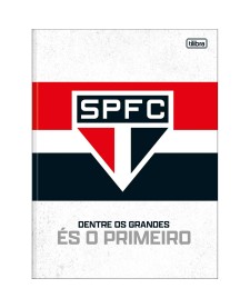 imagem principal do produto Caderno Brochura Capa Dura Universitário São Paulo 80 Folhas