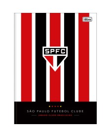imagem principal do produto Caderno Brochura Capa Dura Universitário São Paulo 80 Folhas