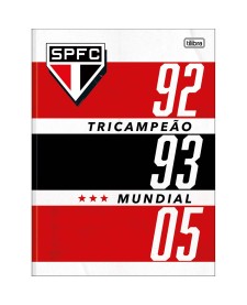 imagem principal do produto Caderno Brochura Capa Dura Universitário São Paulo 80 Folhas