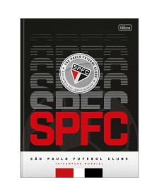 imagem principal do produto Caderno Brochura Capa Dura Universitário São Paulo 80 Folhas