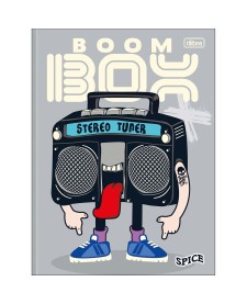 imagem principal do produto Caderno Brochura Capa Dura Universitário Sem Pauta Spice 80 Folhas