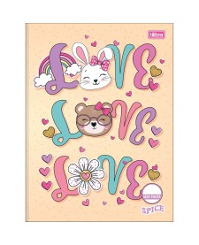 imagem principal do produto Caderno Brochura Capa Dura Universitário Sem Pauta Spice 80 Folhas